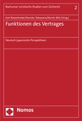 Cover: Funktionen des Vertrages - Nomos