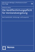 Abbildung von: Die Veröffentlichungspflicht für Vorstandsvergütung - Nomos