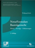 Cover: NotarFormulare Bautr&auml;gerrecht - Deutscher Notarverlag