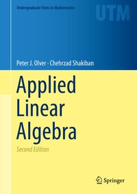 Enlarge image Cover: Applied Linear Algebra - Springer