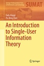 Cover: An Introduction to Single-User Information Theory - Springer