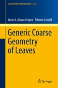 Cover: Generic Coarse Geometry of Leaves - Springer