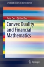 Cover: Convex Duality and Financial Mathematics - Springer