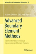 Cover: Advanced Boundary Element Methods - Springer