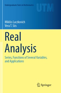 Enlarge image Cover: Real Analysis - Springer
