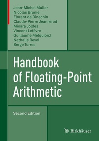 Enlarge image Cover: Handbook of Floating-Point Arithmetic - Birkhäuser