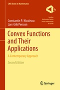 Cover: Convex Functions and Their Applications - Springer