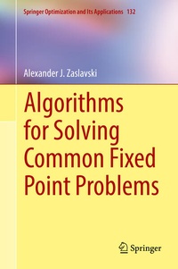 Enlarge image Cover: Algorithms for Solving Common Fixed Point Problems - Springer