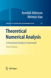 Enlarge image Cover: Theoretical Numerical Analysis - Springer