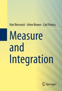 Enlarge image Cover: Measure and Integration - Springer