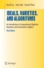 Cover: Ideals, Varieties, and Algorithms - Springer
