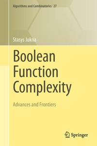 Enlarge image Cover: Boolean Function Complexity - Springer