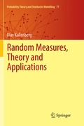 Cover: Random Measures, Theory and Applications - Springer