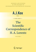 Cover: The Scientific Correspondence of H.A. Lorentz - Springer