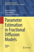 Cover: Parameter Estimation in Fractional Diffusion Models - Springer