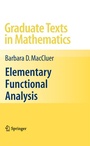 Cover: Elementary Functional Analysis - Springer