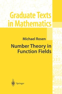 Abbildung von: Number Theory in Function Fields - Springer