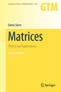 Cover: Matrices - Springer