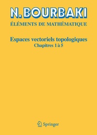 Abbildung von: Espaces vectoriels topologiques - Springer