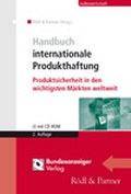 Cover: Handbuch internationale Produkthaftung - Reguvis Fachmedien