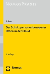 Abbildung von: Der Schutz personenbezogener Daten in der Cloud - Nomos
