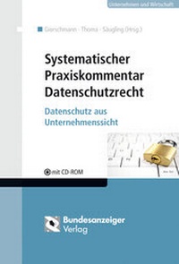 Abbildung von: Systematischer Praxiskommentar Datenschutzrecht - Reguvis Fachmedien
