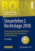 Cover: Steuerlehre 2 Rechtslage 2018 - Springer Gabler