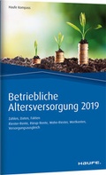 Cover: Betriebliche Altersversorgung 2019 - Haufe-Lexware