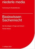 Cover: Basiswissen Sachenrecht - niederle media