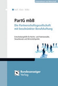 Abbildung von: PartG mbB - Reguvis Fachmedien