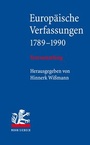 Bild: Europ&auml;ische Verfassungen 1789-1990 - Mohr Siebeck