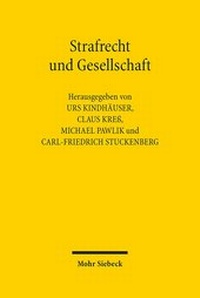 Enlarge image Cover: Strafrecht und Gesellschaft - Mohr Siebeck