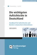 Cover: Die wichtigsten Aufsichtsr&auml;te in Deutschland - Reguvis Fachmedien