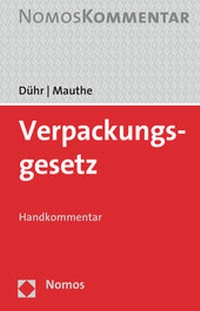 Abbildung von: Verpackungsgesetz - Nomos