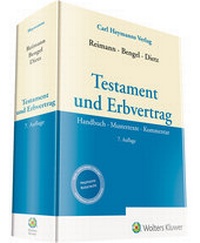 Abbildung von: Testament und Erbvertrag - Carl Heymanns Verlag