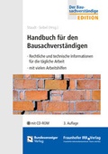 Cover: Handbuch f&uuml;r den Bausachverst&auml;ndigen - Reguvis Fachmedien