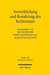 Abbildung von: Verwirklichung und Bewahrung des Rechtsstaats - Mohr Siebeck