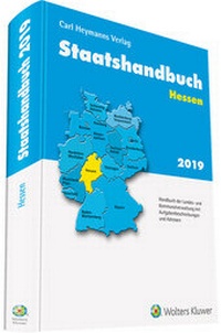 Abbildung von: Staatshandbuch Hessen 2019 - Carl Heymanns Verlag