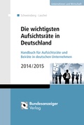 Abbildung von: Die wichtigsten Aufsichtsräte in Deutschland - Reguvis Fachmedien