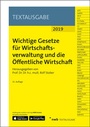 Cover: Wichtige Gesetze für Wirtschaftsverwaltung und die Öffentliche Wirtschaft - NWB