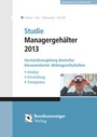 Cover: Studie Managergehälter 2013 - Reguvis Fachmedien
