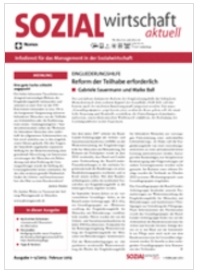 Abbildung von: Sozialwirtschaft aktuell (SWA) - Nomos