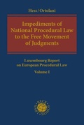 Cover: Impediments of National Procedural Law to the Free Movement of Judgments - C.H.BECK