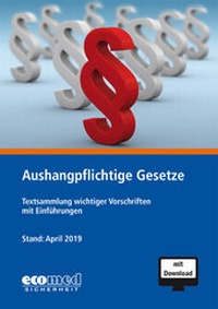 Abbildung von: Aushangpflichtige Gesetze - ecomed Storck
