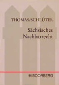 Cover: S&auml;chsisches Nachbarrecht - Boorberg