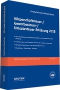 Cover: K&ouml;rperschaftsteuer-, Gewerbesteuer-, Umsatzsteuer-Erkl&auml;rung 2018 - Stollfu&szlig;