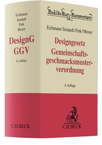 Abbildung von: Designgesetz, Gemeinschaftsgeschmacksmusterverordnung: DesignG, GGV  - C.H.BECK