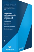 Cover: Kommunalverfassungsrecht Mecklenburg-Vorpommern - KSV Medien