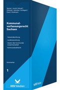 Cover: Kommunalverfassungsrecht Sachsen - KSV Medien