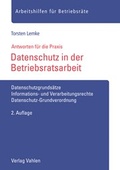 Cover: Datenschutz in der Betriebsratsarbeit - Vahlen